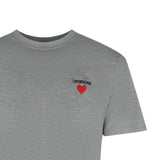 Love Moschino Jh7415Pp0Nl50001 Grey  T-Shirt Mens