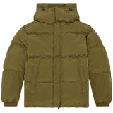 Diesel Plain Padded Hooded Green Jacket S