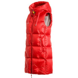 Parajumpers Zuly Red Long Down Gilet Jacket S