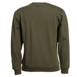 Moschino Underwear Logo Taped Shoulder Khaki Green Sweatshirt A1706 8102 0430