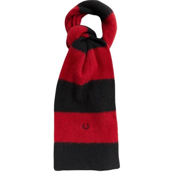 Fred Perry Mens C2146 M43 Scarf Black