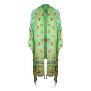 Inoa Womens Scarf Chartreuse 12007 Scarf Green