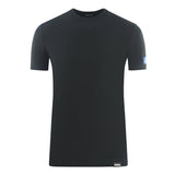 Dsquared2 Icon Box Logo On Sleeve Black Underwear T Shirt