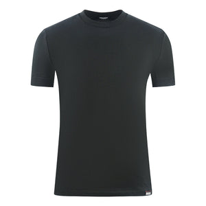 Dsquared2 Bold Brand Logo On Sleeve Black Underwear T Shirt
