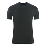 Dsquared2 Bold Brand Logo On Sleeve Black Underwear T Shirt