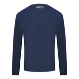 Philipp Plein Sport Circle Logo Navy Blue Jumper
