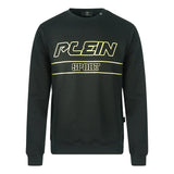 Plein Sport Gold Logo Black Jumper - Nova Clothing