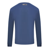 Philipp Plein Sport Purple Bold Logo Navy Blue Jumper