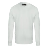 Plein Sport Black Natural Born Winner Logo White Jumper S