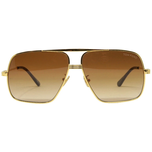 Tom Ford Frankie FT0735-H 30F Gold Sunglasses