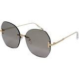 Tom Ford FT0810-K 32C Asian Fit Gold Sunglasses