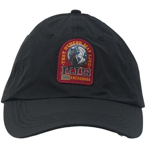 Parajumpers Patch Logo Black Baseball Cap