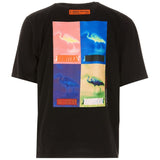 Heron Preston Mens HMAA032F22JER0101084 T-Shirt Black