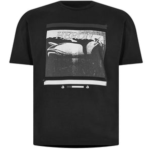Heron Preston Mens HMAA032S23JER0061010 T-Shirt Black