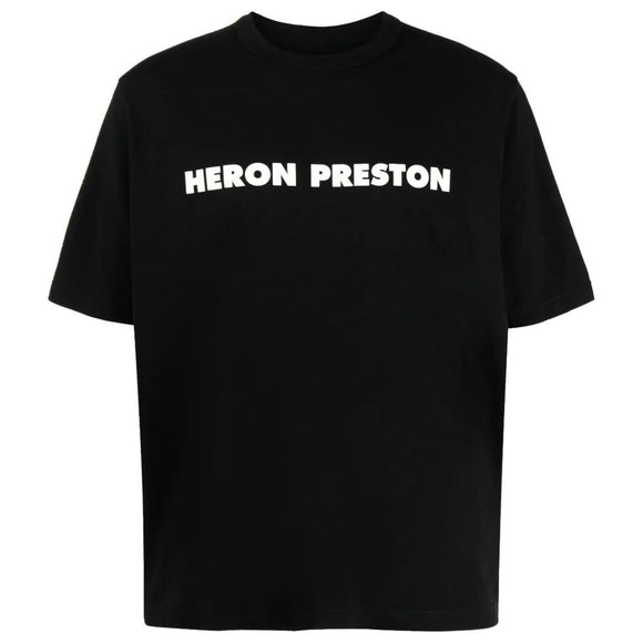 Heron Preston Mens Hmaa032S23Jer0091001 T Shirt Black - Style Centre Wholesale