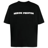 Heron Preston Mens Hmaa032S23Jer0091001 T Shirt Black - Style Centre Wholesale