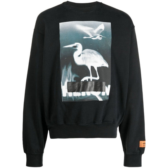 Heron Preston Mens Hmba020S23Jer0021001 Jumper Black - Style Centre Wholesale