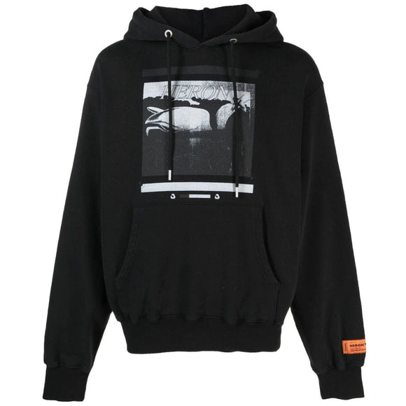 Heron Preston Mens HMBB024S23JER0051010 Hoodie Black