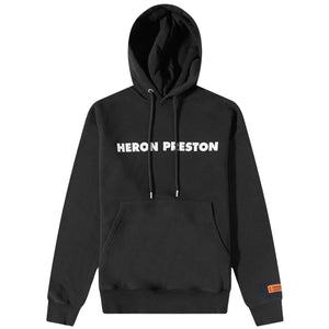 Heron Preston Mens Hmbb024S23Jer0091001 Hoodie Black - Style Centre Wholesale