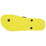 Philipp Plein Mens IMPS904 24B Flip Flops Yellow