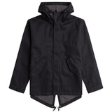 Fred Perry Heavy Twill Black Parka Jacket J1541 102