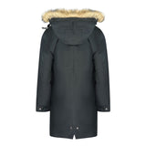 Fred Perry J2570 102 Black Hooded Parka Jacket