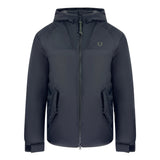 Fred Perry Instulated Black Hooded Jacket J2572 102