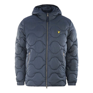 Lyle Scott Wadded Navy Blue Jacket