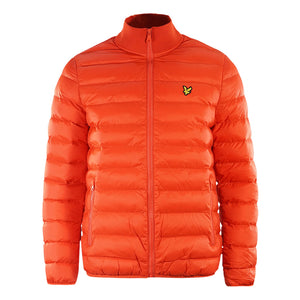 Lyle Scott Packable Puffer Burnt Orange Jacket