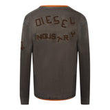 Diesel Keely Cardigan Hoodie Brown KeelyBrown