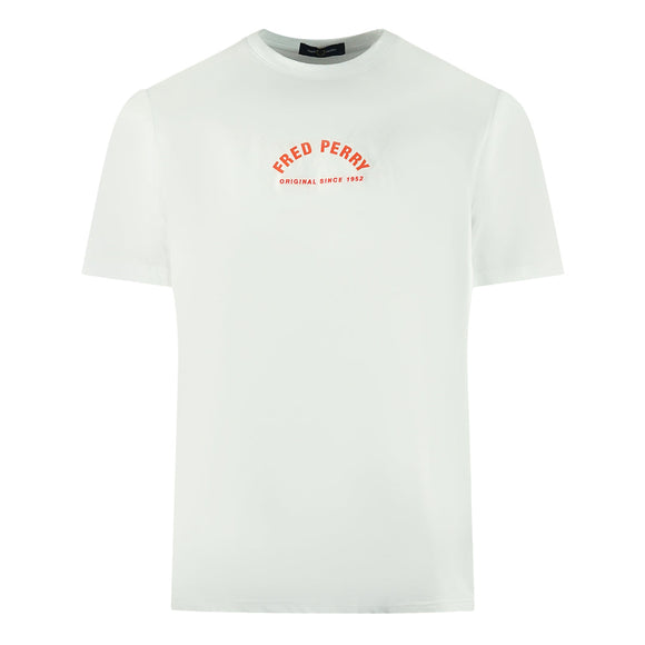 Fred Perry Mens M2664 100 T-Shirt White
