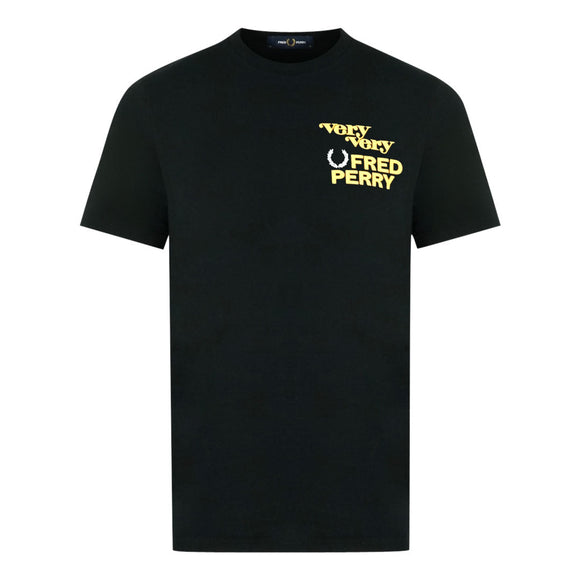 Fred Perry Mens M2679 102 T-Shirt Black
