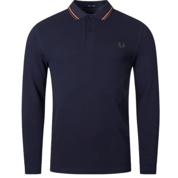 Fred Perry Mens M3636 Q75 Polo Shirt Black
