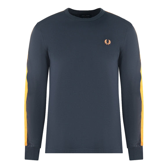 Fred Perry Mens M3828 H20 T-Shirt Navy Blue