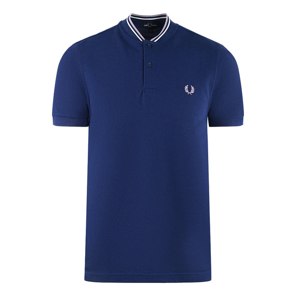 Fred Perry Mens M4526 143 Polo Shirt Navy Blue