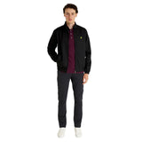 Lyle & Scott Branded Black Short Zip-Up Jacket JK462VC Z865