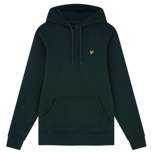Lyle & Scott Branded Dark Green Pull-over Hoodie