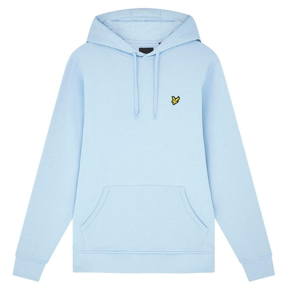 Lyle Scott Branded Light Blue Pull Over Hoodie