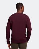 Lyle & Scott Mens ML424VOG Z562 Jumper Burgundy