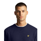 Lyle Scott Branded Navy Blue Pull Over Jumper