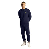 Lyle Scott Branded Navy Blue Pull Over Jumper