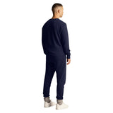 Lyle Scott Branded Navy Blue Pull Over Jumper