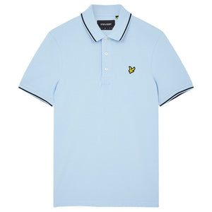 Lyle Scott Branded Chest Logo White Polo Shirt