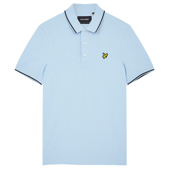 Lyle Scott Branded Chest Logo White Polo Shirt