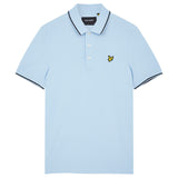 Lyle Scott Branded Chest Logo White Polo Shirt