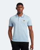 Lyle Scott Branded Chest Logo White Polo Shirt