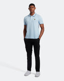Lyle Scott Branded Chest Logo White Polo Shirt