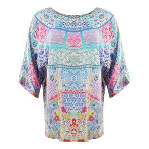 Inoa Womens Martinique 12004 Fish Top Multicoloured
