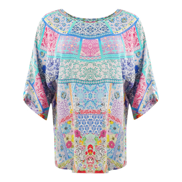 Inoa Womens Martinique 12004 Fish Top Multicoloured