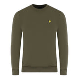 Lyle Scott Ripstop Panel Green Sweater